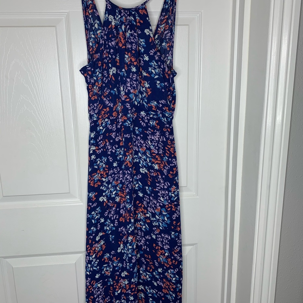 NWT Parker Floral Print Halter Maxi Dress - Picture 8 of 9